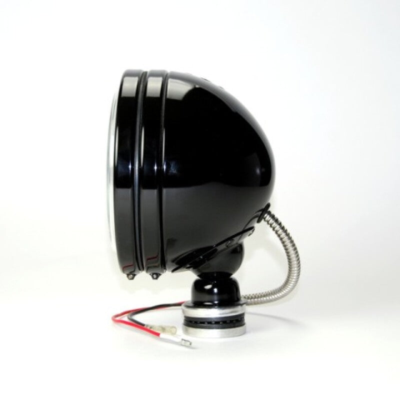 KC HiLiTES Daylighter 6in. Halogen Light 100w Spot Beam (Single) - Black SS KC HiLiTES Light Bars & Cubes AXOPROS