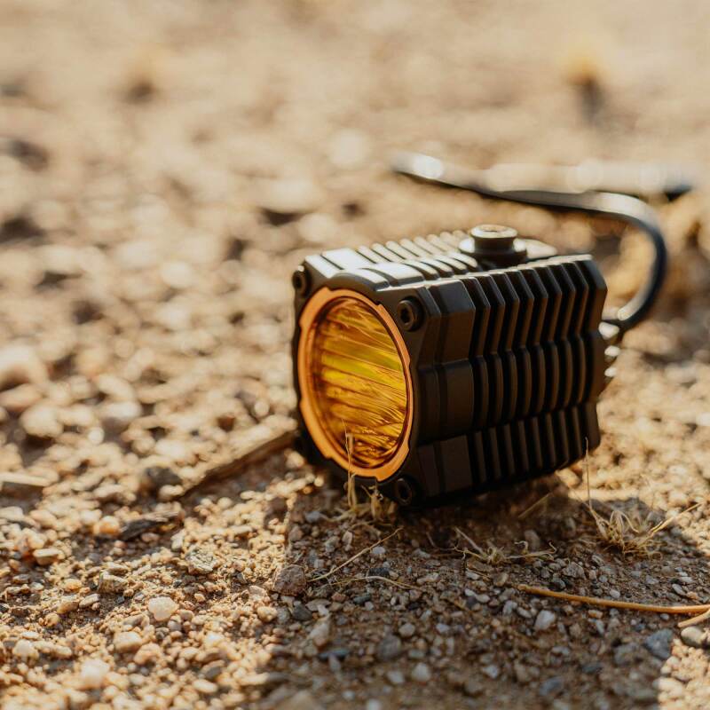 KC HiLiTES FLEX ERA 1 Performance Yellow Spread Beam Lens KC HiLiTES Light Accessories and Wiring AXOPROS