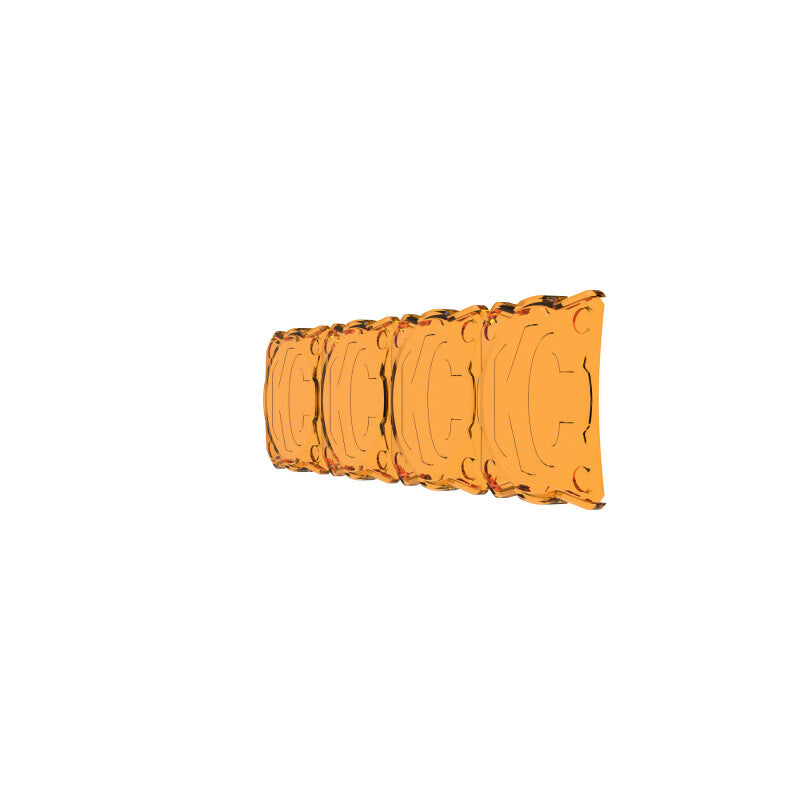 KC HiLiTES FLEX ERA LED Light Bar 10in. Light Shield - Amber (SHIELD ONLY) KC HiLiTES Light Bars & Cubes AXOPROS