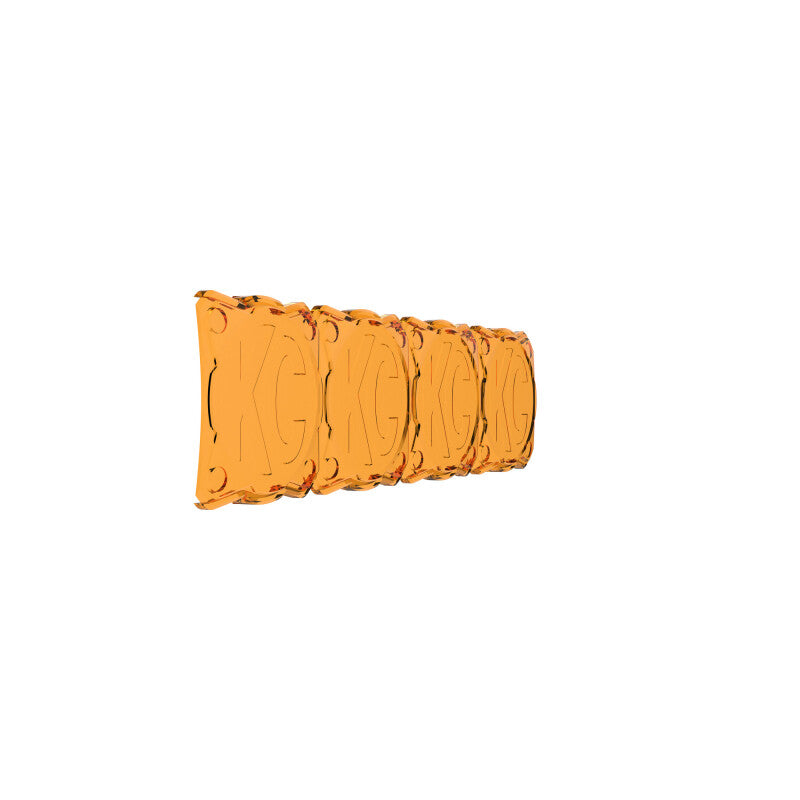 KC HiLiTES FLEX ERA LED Light Bar 10in. Light Shield - Amber (SHIELD ONLY) KC HiLiTES Light Bars & Cubes AXOPROS