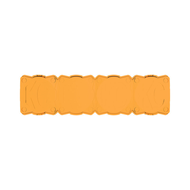 KC HiLiTES FLEX ERA LED Light Bar 10in. Light Shield - Amber (SHIELD ONLY) KC HiLiTES Light Bars & Cubes AXOPROS