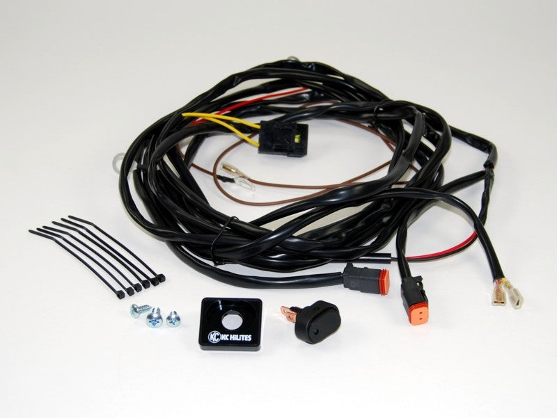 KC HiLiTES Wiring Harness for (2) Lights w/2-Pin Deutsch Connectors (110w Max Total) KC HiLiTES Light Accessories and Wiring AXOPROS