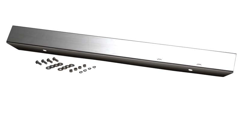 Kentrol 45-86 Jeep CJ 42 Inch Front Bumper Without Hole - Polished Silver Kentrol Bumpers - Steel AXOPROS