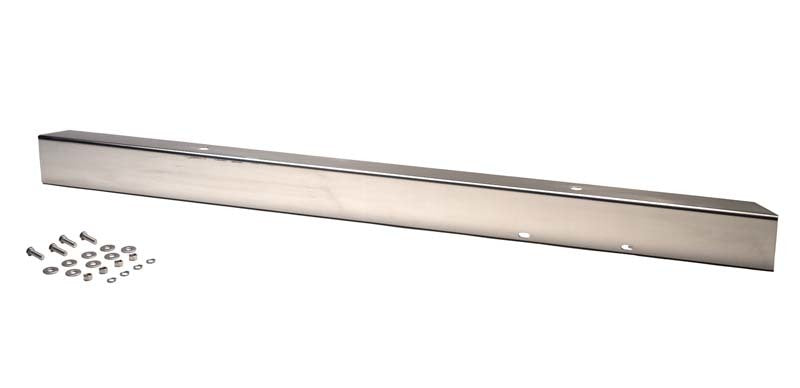 Kentrol 45-86 Jeep CJ 54 Inch Front Bumper Without holes (No License Plate Holes)- Polished Silver Kentrol Bumpers - Steel AXOPROS