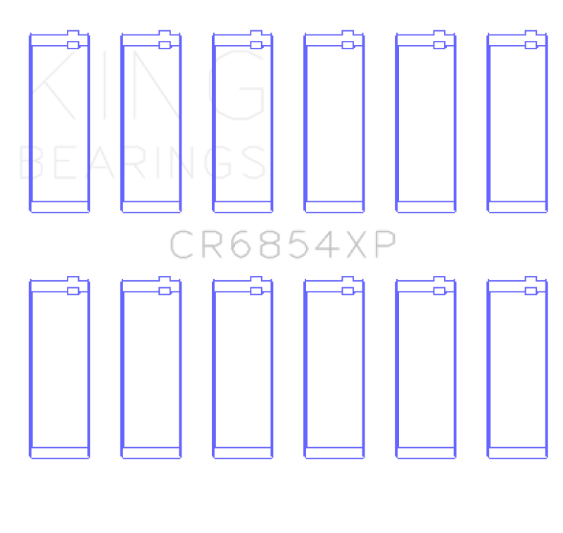 King BMW 95 M3 S50830 (Size STD) Performance Rod Bearing Set King Engine Bearings Bearings AXOPROS