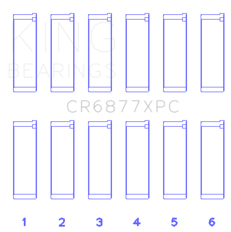King BMW S54B32 3.2L Coated Performance Rod Bearing Set King Engine Bearings Bearings AXOPROS