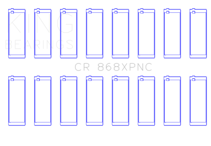 King Ford 4.6L/5.4L V8 SOHC Performance Coated Rod Bearing Set - Size STD King Engine Bearings Bearings AXOPROS
