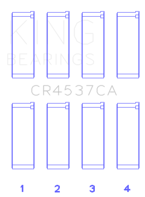 King Mini Cooper S/Cooper S Conv/Works W10B16A Rod Bearing Set - Size STD King Engine Bearings Bearings AXOPROS