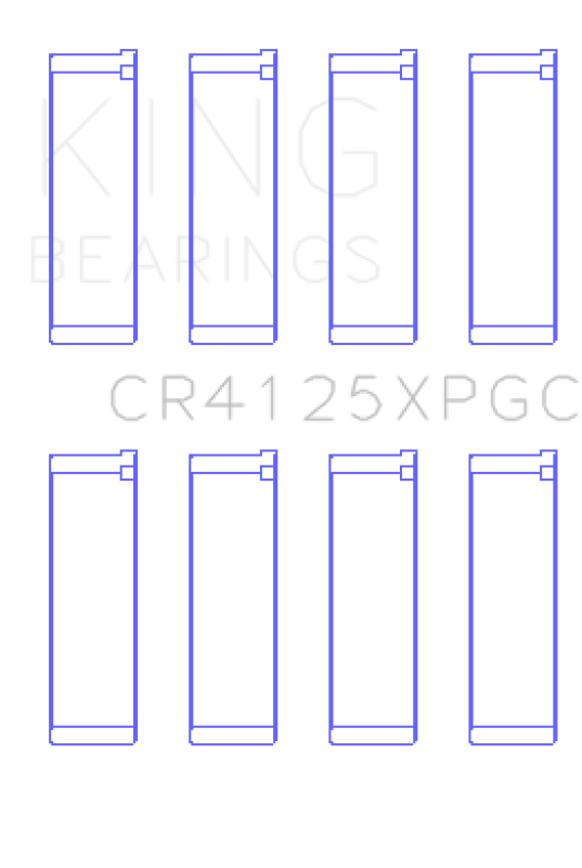 King Subaru EJ20/EJ22/EJ25 pMaxKote Performance Rod Bearing Set - Size +.026mm King Engine Bearings Bearings AXOPROS