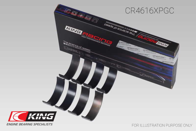 King Subaru Fa20/ Toyota 4U-GSE Connecting Rod Bearing Set - Size +0.05mm King Engine Bearings Bearings AXOPROS
