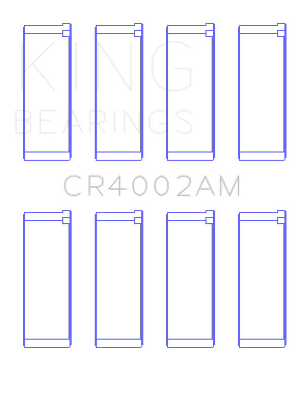 King Ford/Kia/Mazda DOHC 16 Valve/SOHC 16 Valve/SOHC 8 Valve Rod Bearing Set - Size STD King Engine Bearings Bearings AXOPROS