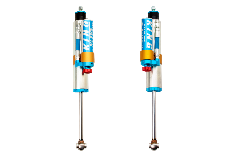 King Shocks 2005+ Ford F-250 4WD Front 2.5 Dia Remote Reservoir Shock w/Adj for 1-2.5in Lift (Pair) King Shocks Shocks and Struts AXOPROS