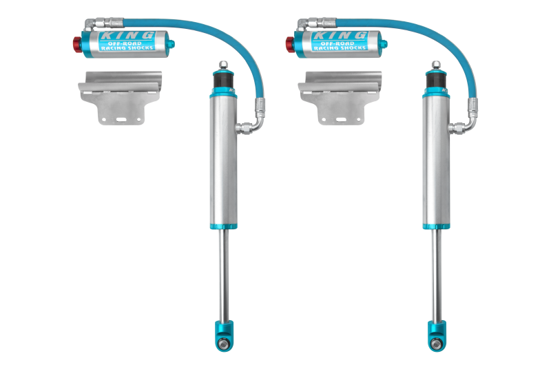 King Shocks 2005+ Toyota Tacoma (6 Lug) Rear 2.5 Dia Remote Reservoir Shock w/Adjuster (Pair) King Shocks Shocks and Struts AXOPROS