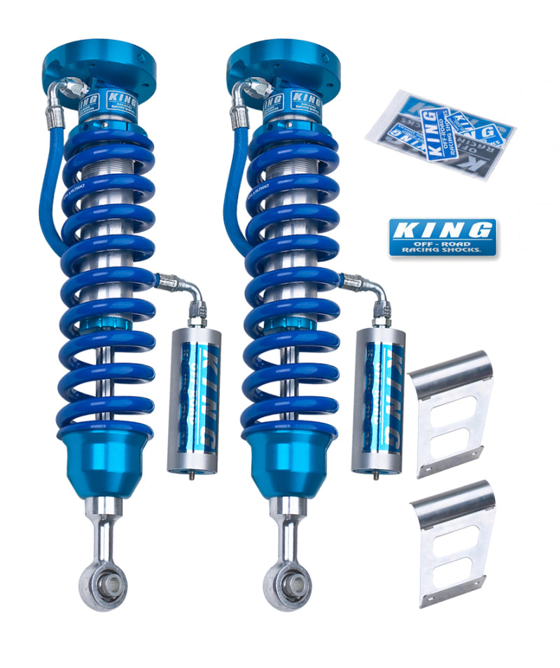 King Shocks 2007+ Toyota Tundra 2.5 Dia Front Coilover w/Remote Reservoir (Pair) King Shocks Coilovers AXOPROS