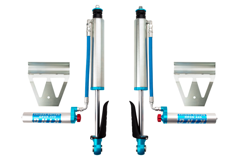 King Shocks 2008+ Toyota Land Cruiser 200 Rear 2.5 Dia Remote Res Shock w/Adjuster (Pair) King Shocks Shocks and Struts AXOPROS