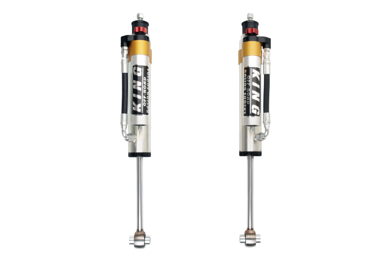 King Shocks 90-12 Mercedes-Benz G-Class Rear 2.5 Dia Piggy Hose Reservoir w/Adjuster (Pair) King Shocks Shocks and Struts  AXOPROS
