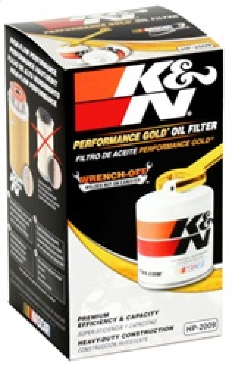 K&N 03-05 Neon SRT-4 / Lotus Elise Performance Gold Oil Filter K&N Engineering Oil Filters AXOPROS