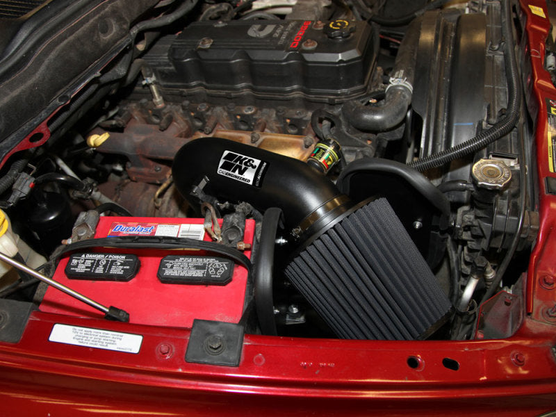 K&N 03-07 Dodge Ram Pickup 2500/3500 5.9L DSL Black Performance Intake Kit K&N Engineering Cold Air Intakes AXOPROS