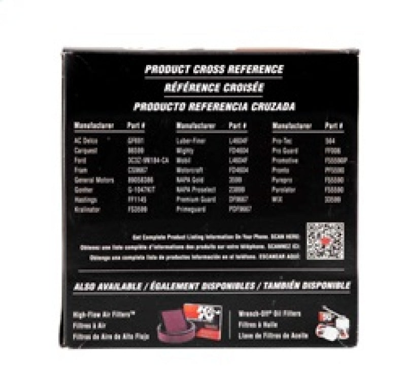 K&N 03-07 Ford 6.0L (td) Fuel Filter K&N Engineering Fuel Filters  AXOPROS