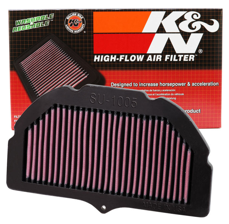 K&N 05-08 Suzuki GSXR 1000 Replacement Air Filter K&N Engineering Air Filters - Direct Fit AXOPROS