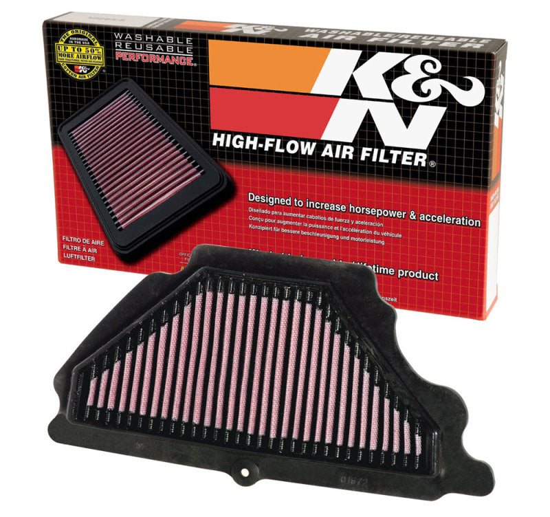 K&N 07-08 Kawasaki ZX6R Ninja Air Filter K&N Engineering Air Filters - Direct Fit AXOPROS