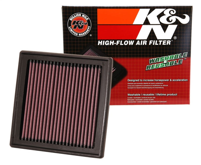 K&N 07-09 350z/370z/G35/G37 Drop In Air Filter K&N Engineering Air Filters - Drop In AXOPROS
