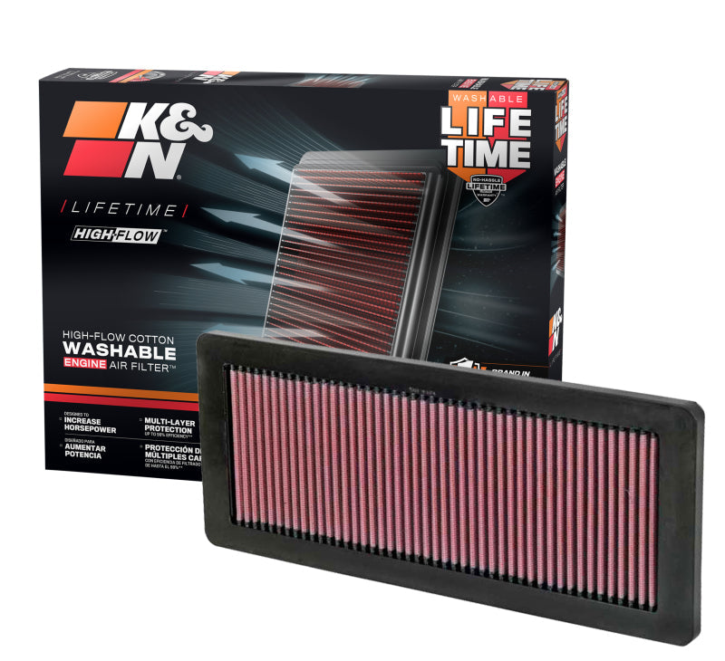 K&N 07-09+ Mini Cooper S R56 Drop In Air Filter K&N Engineering Air Filters - Drop In AXOPROS