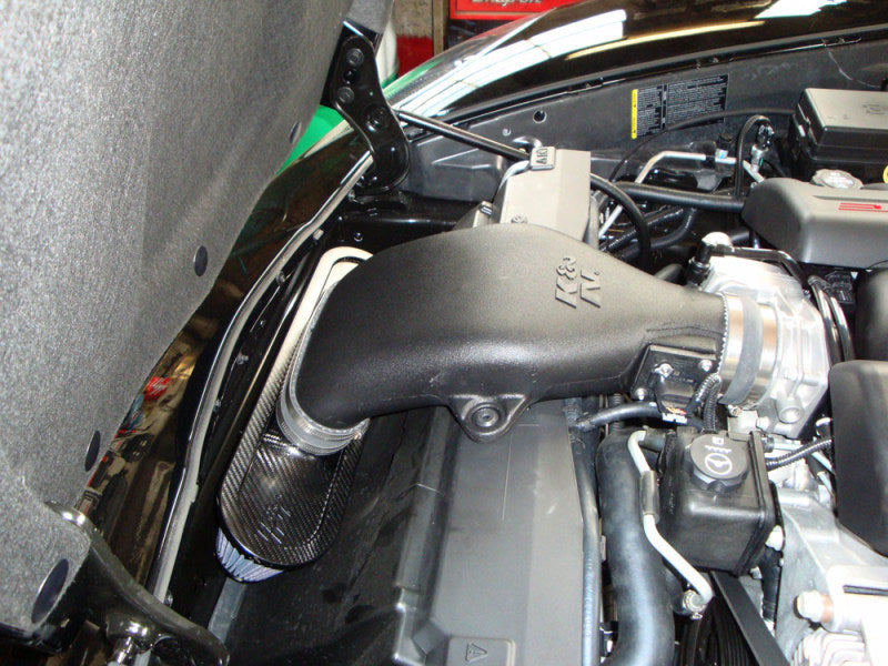 K&N 08-09 Chevy Corvette 6.2L V8 Aircharger Performance Intake K&N Engineering Cold Air Intakes AXOPROS