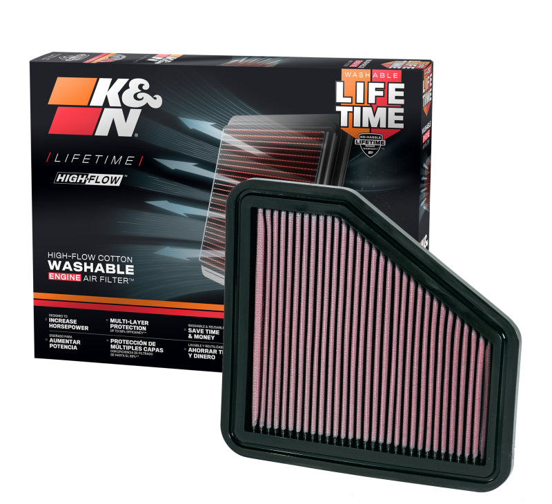 K&N 08-09 Scion xB Drop In Air Filter K&N Engineering Air Filters - Drop In AXOPROS