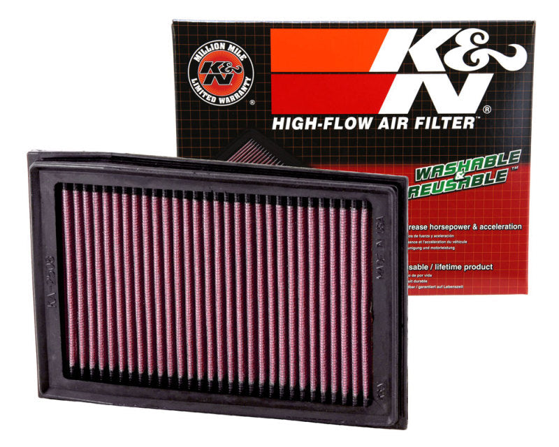 K&N 08-10 Kawasaki EX250R Ninja Replacement Air Filter K&N Engineering Air Filters - Direct Fit AXOPROS
