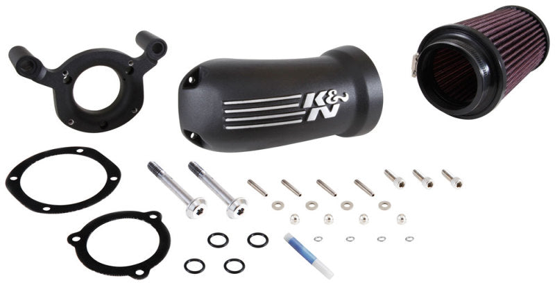 K&N 08-17 Harley Davidson Touring Models Performance Air Intake System K&N Engineering Cold Air Intakes AXOPROS