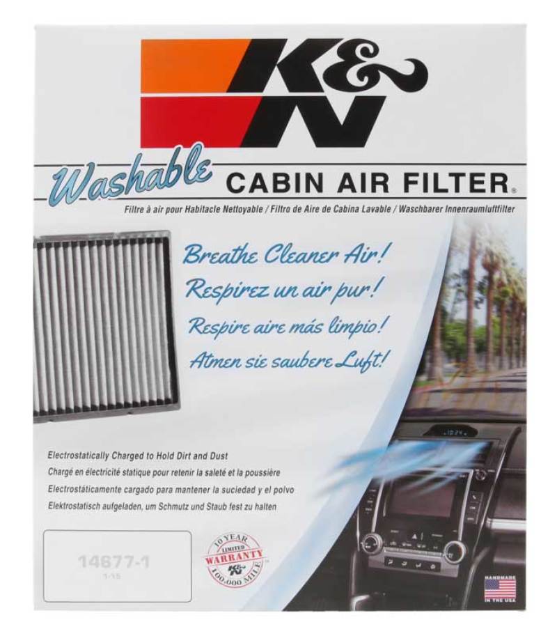 K&N 08-20 Dodge Grand Caravan 3.6L Cabin Air Filter K&N Engineering Cabin Air Filters AXOPROS