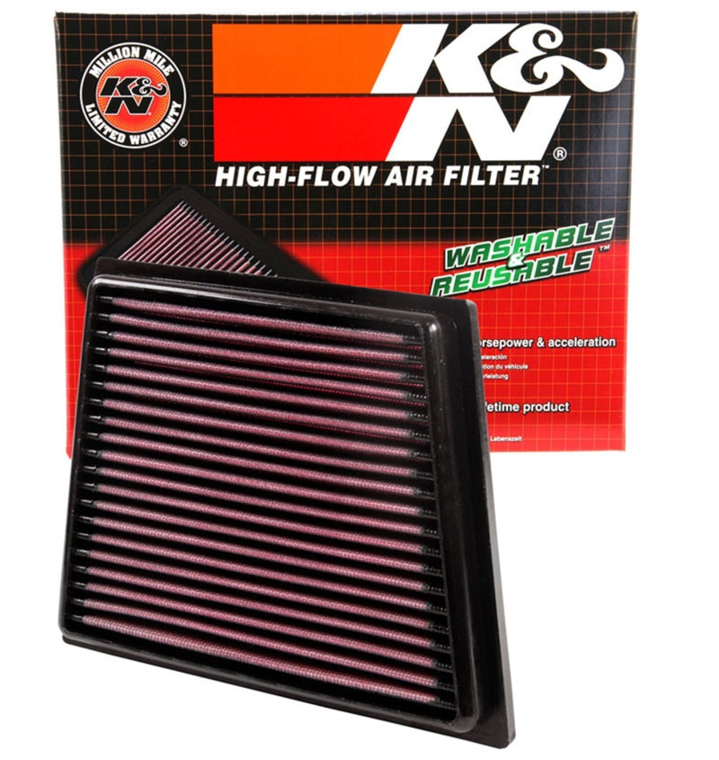 K&N 08 Ford Fiesta 1.25L-L4 Drop In Air Filter K&N Engineering Air Filters - Drop In AXOPROS