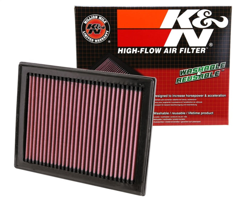 K&N 08 Nissan Sentra 2.5L Drop In Air Filter K&N Engineering Air Filters - Drop In AXOPROS