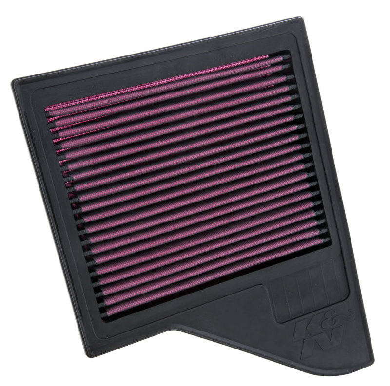 K&N 10 Ford Mustang GT 4.6L-V8 Drop In Air Filter K&N Engineering Air Filters - Drop In AXOPROS