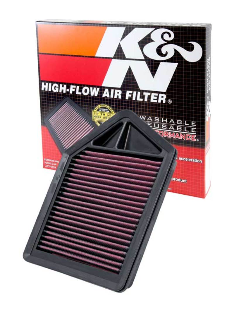 K&N 10 Honda CR-V 2.4L-L4 Drop In Air Filter K&N Engineering Air Filters - Drop In AXOPROS