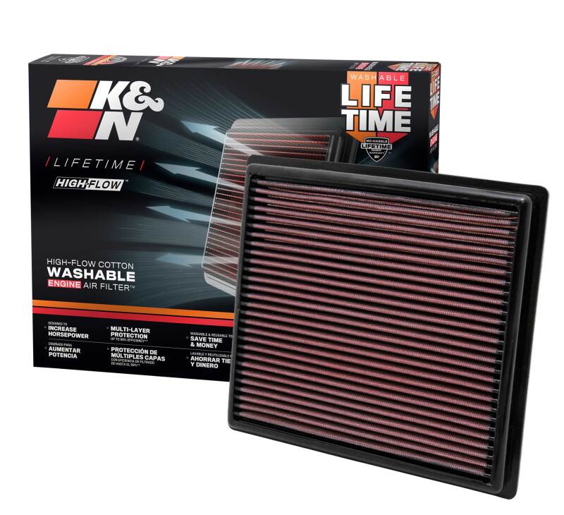 K&N 10 Lexus RX350 3.5L-V6 Drop In Air Filter K&N Engineering Air Filters - Drop In AXOPROS