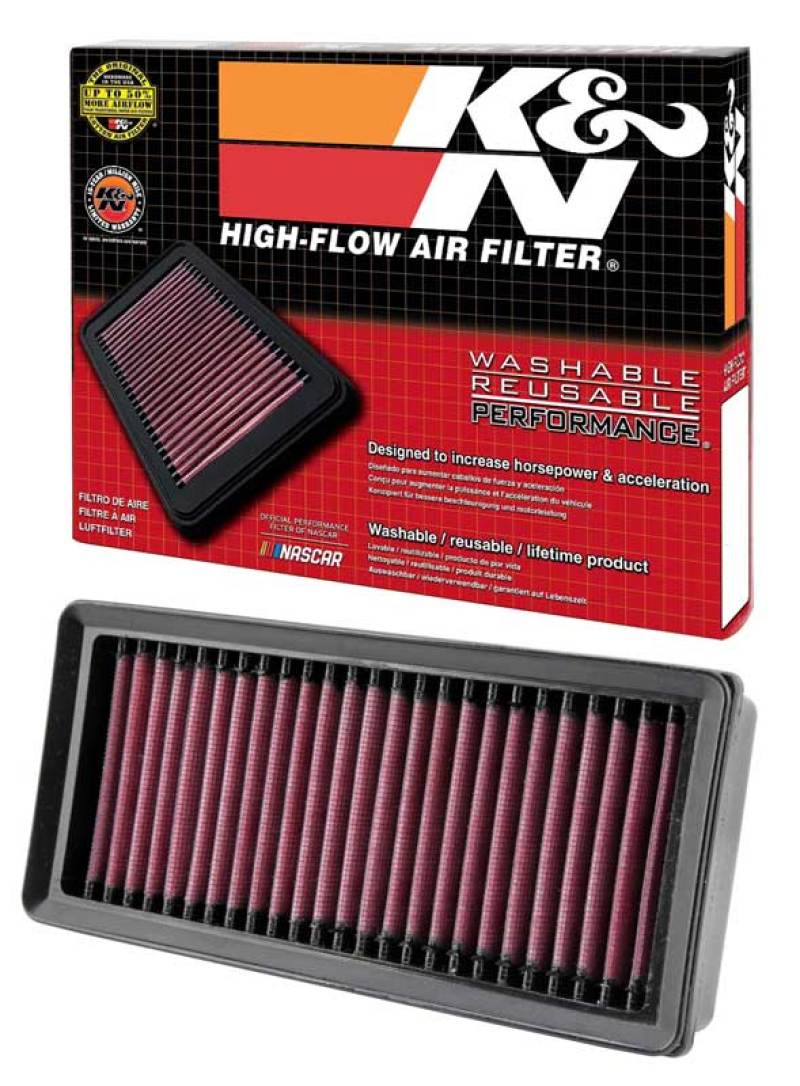 K&N 11-12 BMW K1600 GT Panel Air Filter K&N Engineering Air Filters - Direct Fit AXOPROS