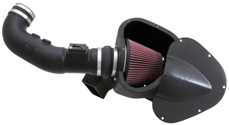 K&N 11-12 Ford Mustang GT 5.0L V8 Aircharger Performance Intake Kit K&N Engineering Cold Air Intakes AXOPROS