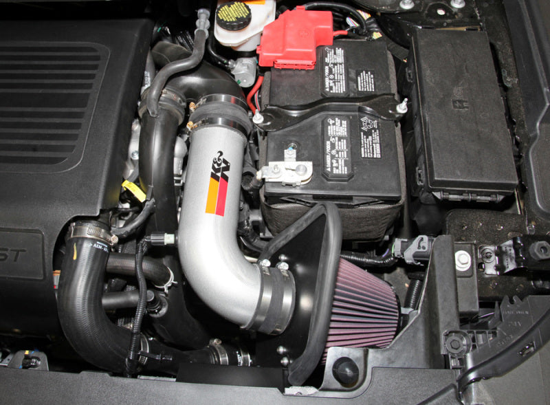 K&N 11 Ford Taurus SHO 3.5L V6 Silver Typhoon Cold Air Intake K&N Engineering Cold Air Intakes AXOPROS