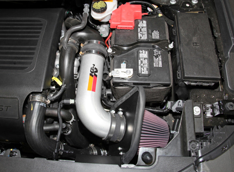 K&N 11 Ford Taurus SHO 3.5L V6 Silver Typhoon Cold Air Intake K&N Engineering Cold Air Intakes AXOPROS
