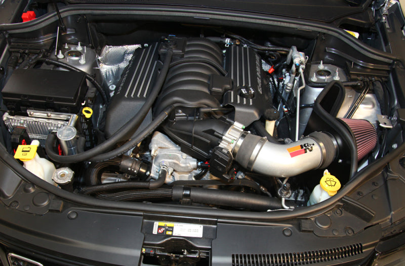 K&N 12-15 Jeep Grand Cherokee SRT 8 6.4L V8 High Flow Performance Intake Kit K&N Engineering Cold Air Intakes  AXOPROS