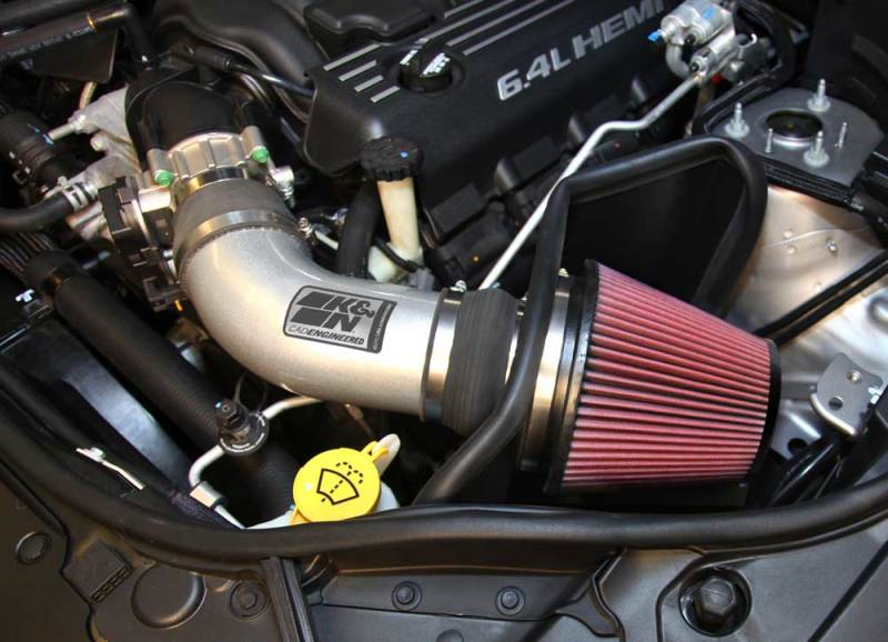 K&N 12-15 Jeep Grand Cherokee SRT 8 6.4L V8 High Flow Performance Intake Kit K&N Engineering Cold Air Intakes  AXOPROS