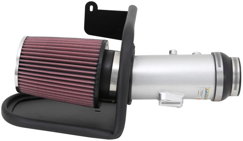 K&N 13-14 Honda Accord 3.5L V6 69 Series Typhoon Air Intake System - Silver Cold Air Intake Kit K&N Engineering Cold Air Intakes AXOPROS
