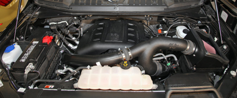 K&N 15-16 Ford F-150 3.5L V6 F/I Performance Intake Kit K&N Engineering Cold Air Intakes AXOPROS