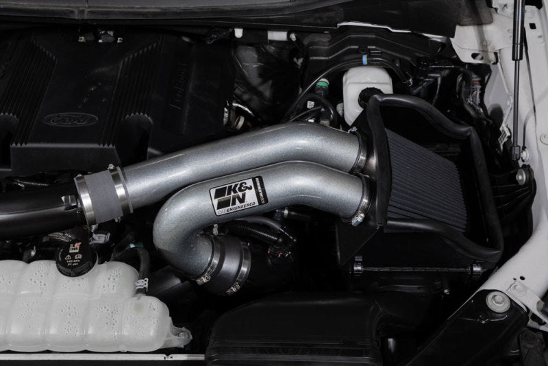 K&N 15-23 Ford F-150 (Incl. Raptor) 2.7L/3.5L V6 Performance Air Intake System K&N Engineering Cold Air Intakes  AXOPROS