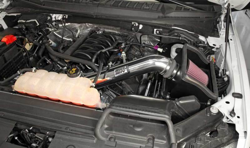 K&N 15 Ford F150 5.0L V8 F/I High Flow Performance Intake Kit K&N Engineering Cold Air Intakes AXOPROS