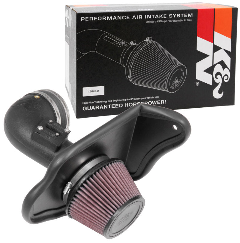 K&N 16-17 Cadillac ATS L4-2.0L Turbo 57 Series FIPK Performance Intake Kit K&N Engineering Cold Air Intakes AXOPROS