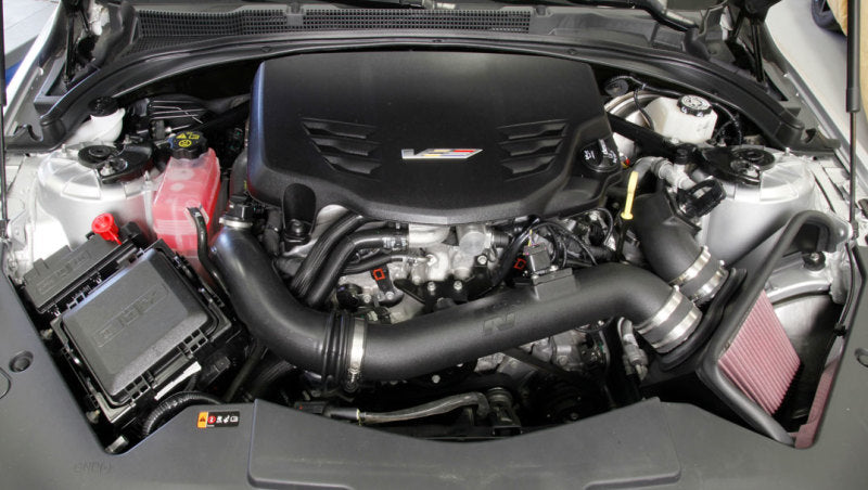 K&N 16-17 Cadillac ATS-V 3.6L V6 Twin Turbo Performance Intake Kit K&N Engineering Cold Air Intakes AXOPROS