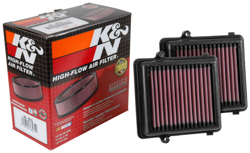 K&N 16-17 Honda CRF1000L Africa Twin 998 Replacement Drop In Air Filter (2 Per Box) K&N Engineering Air Filters - Drop In AXOPROS